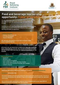 Royal Bafokeng Institute, Rusternburg North West logo