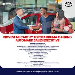 BIDVEST MCCARTHY TOYOTA logo